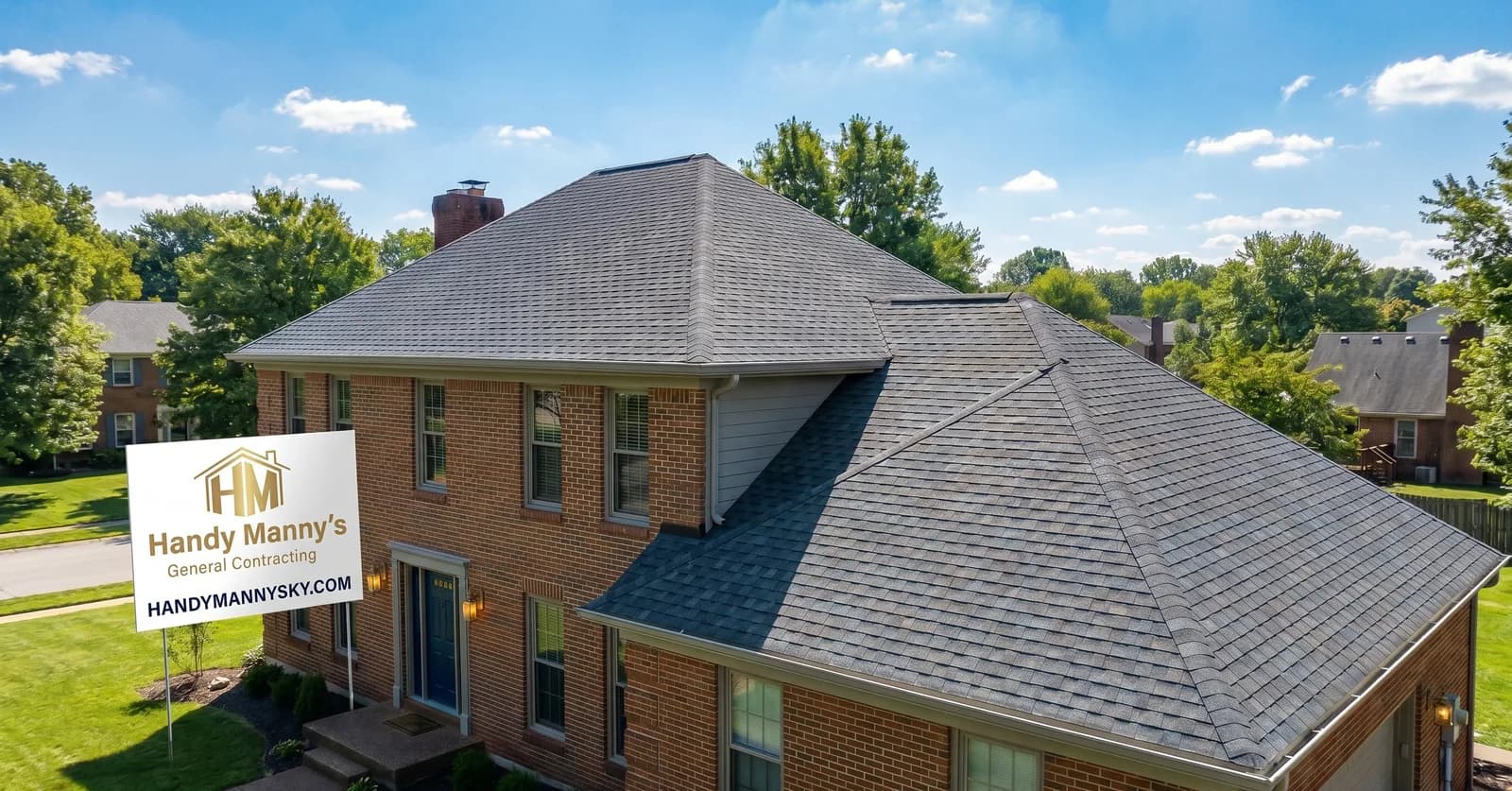 Exterior residential renovation upgrades in progress by Handy Manny's LLC